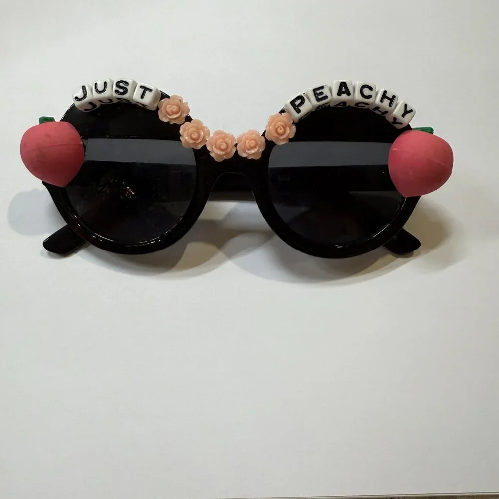 Rad + Refined Round Embellished Sunglasses